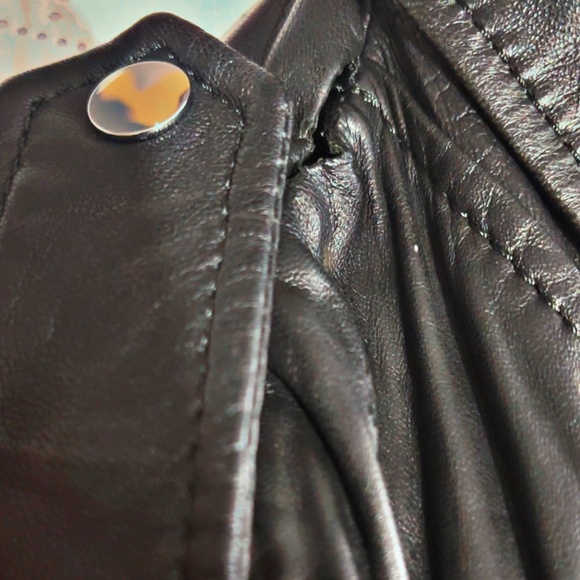 Barney’s Original Leather Moto Jacket - Picture 10 of 14